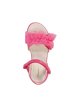 MAYORAL | Sandales pour enfants
Marque: MAYORAL
Couleur: rose
Catégories: Mode, Enfants, Filles

Matériel: Similicuir
Motif: Uni
Détails: Volants
Hauteur du talon: Talon plat | pink